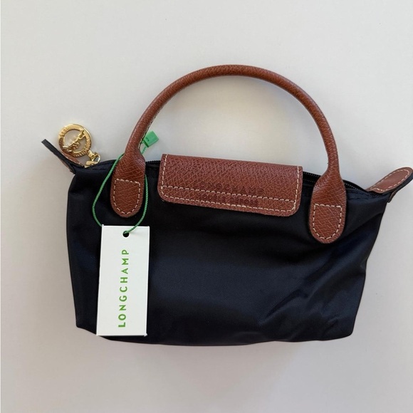 Longchamp Mini Bag with Black and Brown Contrast - Picture 2 of 5